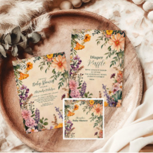 Die Viktorianische Jugendstil-Babydusche Pappteller