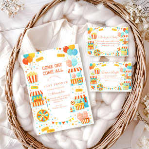 Serviette En Papier Carnaval Treatments Cirque Bébé Shower