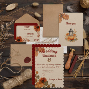 Menu Rustique & Cosy Collection de Mariages d'automne M
