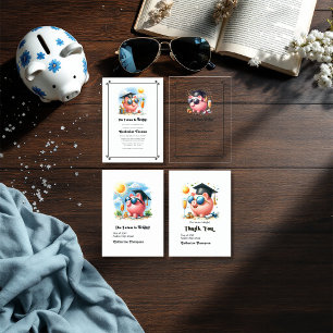 Invitation "L'avenir est brillant" Diplôme en finance