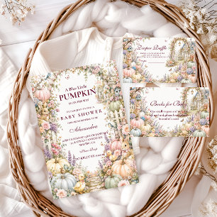 Serviette En Papier Baby Shower Citrouille Pastel Enchantée