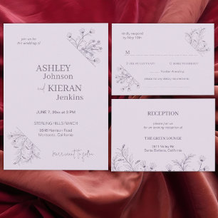 Elegante Seetabelle für die Lavendelblüte Acrylschild