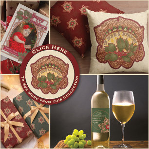 Weihnachts- und Weihnachten-Segmentkarte Feiertagskarte