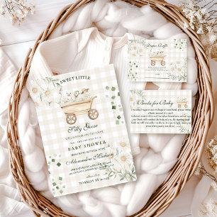 Salbei-Daisy-Alberner-Gans-Baby-Party Einladung