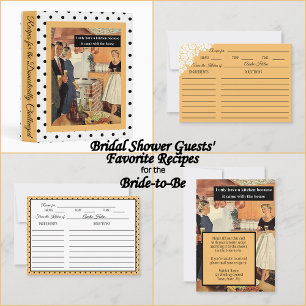 Vintages Brautparty / Haus Erwärmung Party Schürze