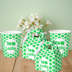 Zwei glückliche St. Patrick's Day 2. Geburtstag Einladung