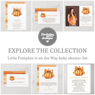 Little Pumpkin Late Night Diapers Baby Showspiel Poster