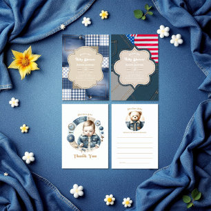 Carte Conseil Blue Jean Baby Denim Teddy