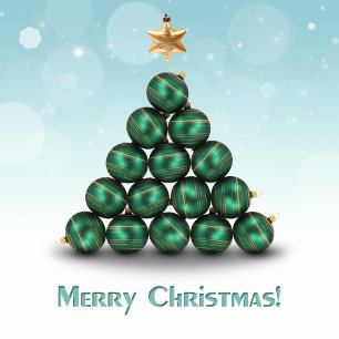 Magnet Flexible Christmas Balls in Tree Shape