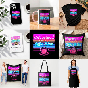 Mutterschaft mit Kaffee   Muttertag der Sonne Schürze