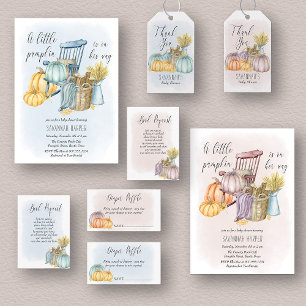 Invitation Petit Citrouille Country Porch Girl Baby shower