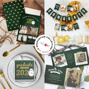 Invitation 2024 Graduate Sketch Retro Chalkboard Grad Party