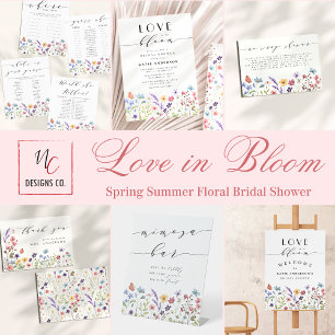 Signe De Table Fleur sauvage d'été de printemps Mimosa Bar Fête d