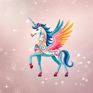 Schwenken von Einhornwickelpapier Geschenkpapier