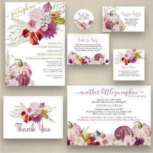 Little Pumpkin Baby Dusche Danke Runder Aufkleber