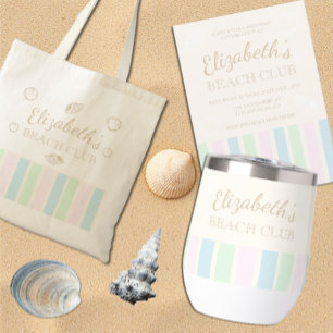 Beach Club Birthday Einladung