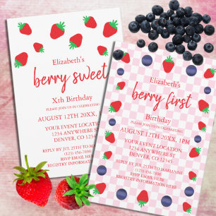 Berry Sweet Birthday Einladung