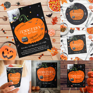 Assiettes En Carton Belle Aquarelle Halloween Costume pour enfants