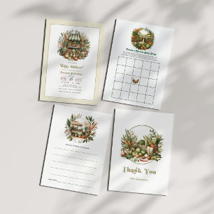 Invitations En Acrylique Élégant Baby shower du marché agricole