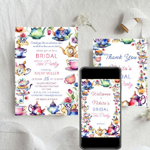 Alice im Wunderland Brautparty Tee Party Pappteller