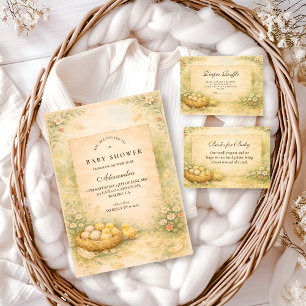 Carte D'accompagnement Tirage au sort des couches Country Garden Chicks