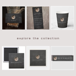 Carte De Visite Halloween Witch Eye Macabre