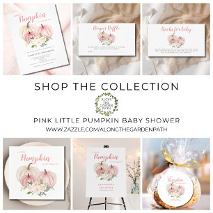 Une Petite Invitation De Baby shower Rose Citrouil