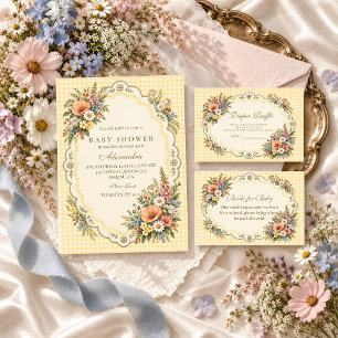 Cottagecore-Wildflower-Windel-Raffle Begleitkarte