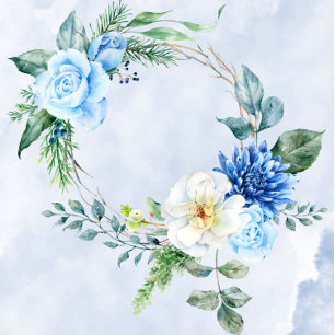 Carte Douteuse Marine Blue Bridesmaitres Luncheon Invita