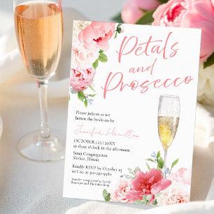 Prosecco Brautparty Beratung für die Bride Card Einladung