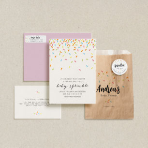 Sweet Baby Sprinkle Runder Aufkleber