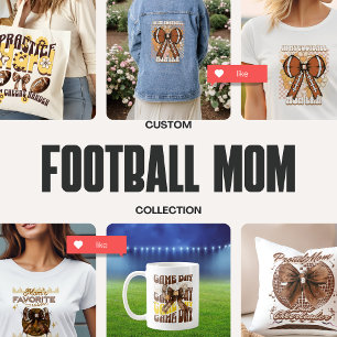 Personalisiert Gameday Mama Football Lover Kaffeetasse