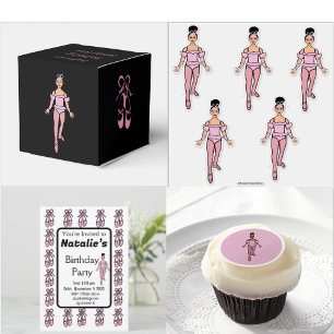 Ballerina Birthday Einladung #4