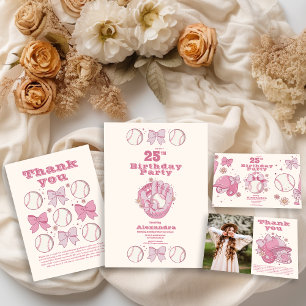 Invitation Sports Baseball fête d'anniversaire