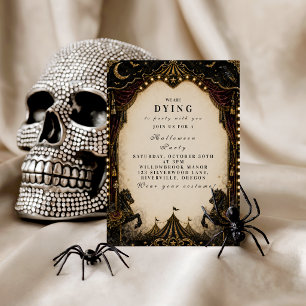 Invitation Fête de Halloween Carnaval Luxueuse