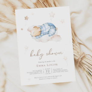 Auf Cloud Baby Dusche können wir Teddy Bear frühze Pappteller