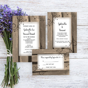 Pays Grange Bois et Fleurs Mariage RSVP