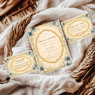 Invitation Mariage élégant sur le thème naval vintage