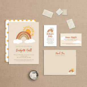 Neutrales Baby-Geschenk Bingo Baby-Duschspiel