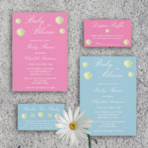 Einladung von Baby in Bloom Baby Dusche