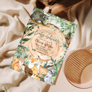 Carte Merci Safari Animaux Bois