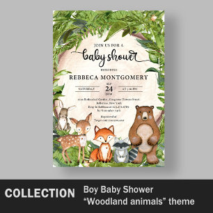 Papier Bois forêt animaux bois Bébé Mot Scramble