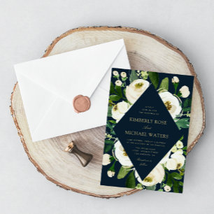 Hochzeit der Elfenbeinküste Einladung