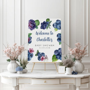 Carte De Remerciements Baby Shower personnalisé aux fruits rouges doux