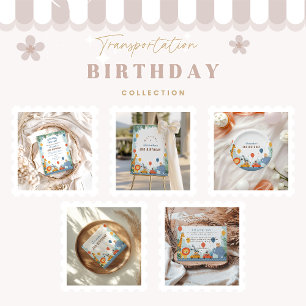 Safari Race Car 2. Geburtstag Dankeskarte