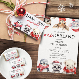 Winter Onederland 1. Geburtstag Weihnachtsfest Fot Geschenkanhänger