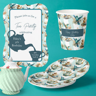 Hummingbird Birthday Tee Party