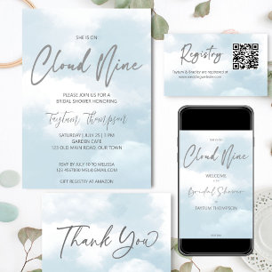 Sie ist auf Wolke neun Brautparty