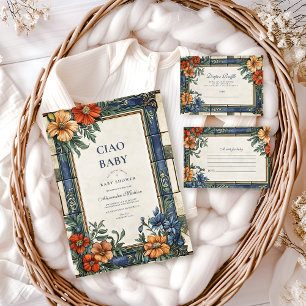 Italienische Kinderdusche Ciao Einladung