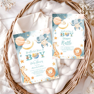 Safari Houston, wir haben einen Jungen im Weltraum Einladung